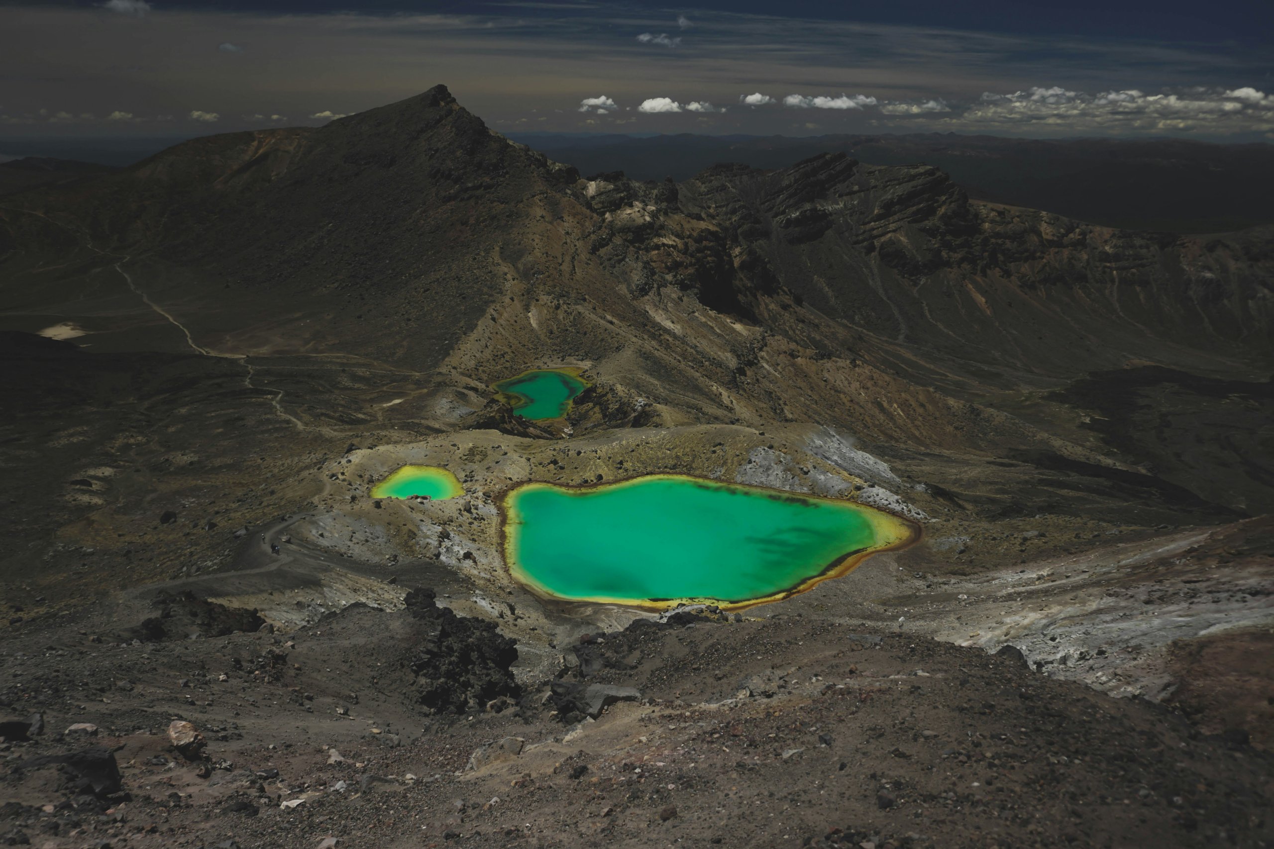 Lac vert (Emerald Lakes) près de Tongariro - luca-calderone