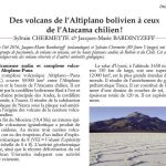 Article LAVE Bolivie Chili