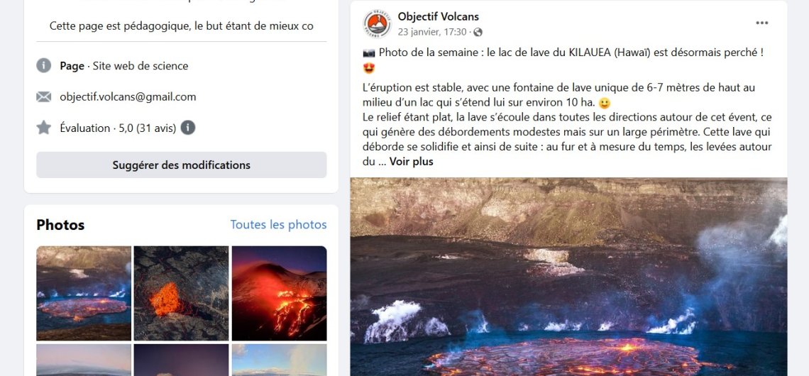 Lac de lave Kilauea Hawai - Ludovic Leduc Objectif volcans
