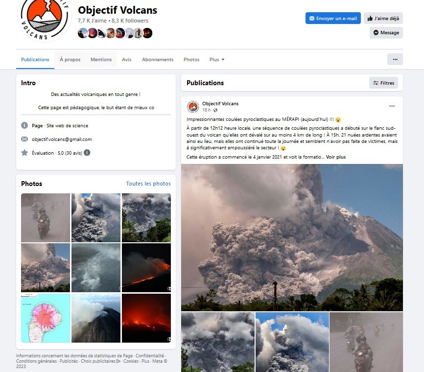 Eruption volcan Merapi Indonésie Objectif Volcans